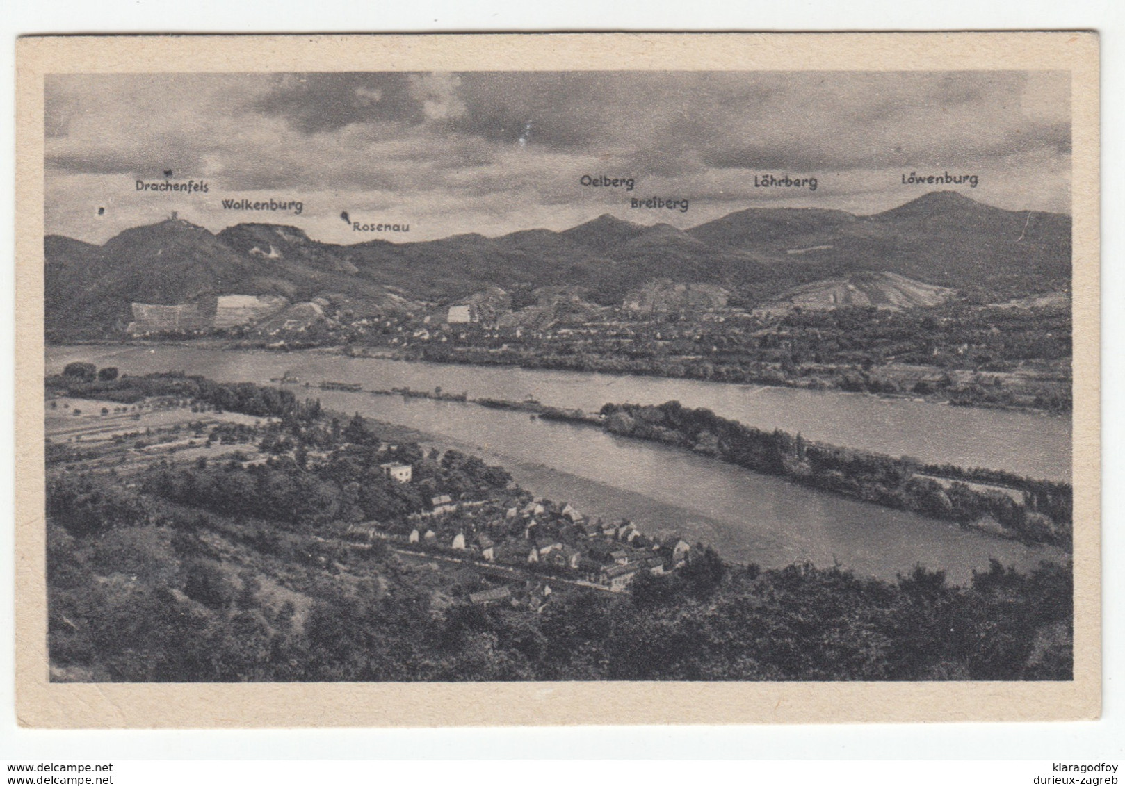 Rohndorf Old Postcard Travelled 1945 B181025 - Röhndorf