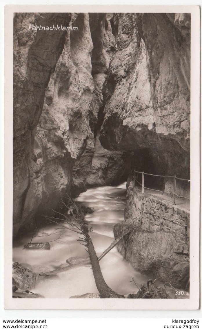 Partnachklamm Old Postcard Travelled 1941 B181025 - Marbach