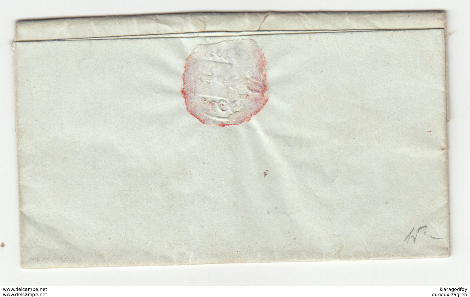 Switzerland, Letter Travelled 1847 Bern Pmk B180710 - 1843-1852 Federal & Cantonal Stamps