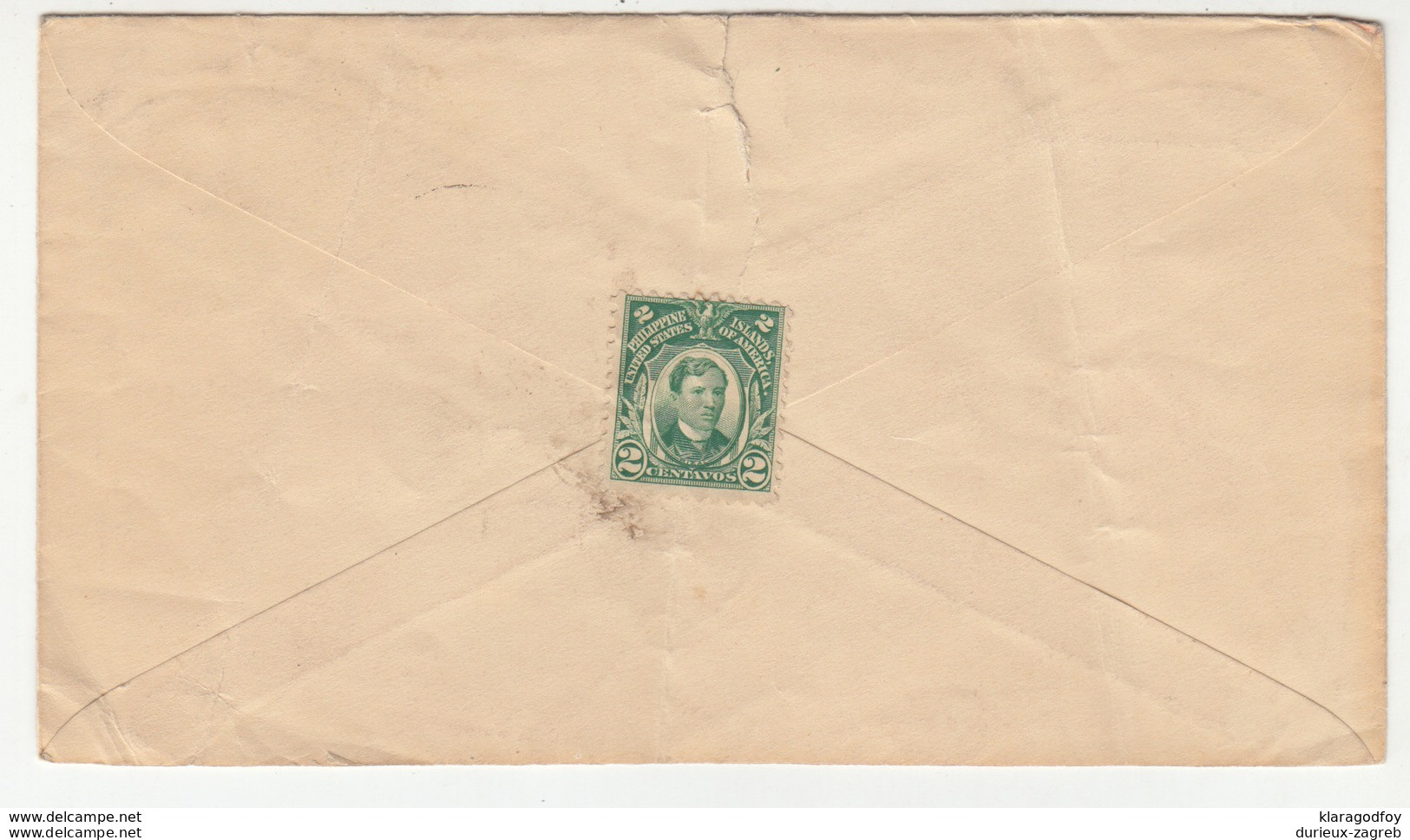 Philippines Postal Stationery Letter Cover Travelled 193? To Cleveland B181020 - Filippijnen