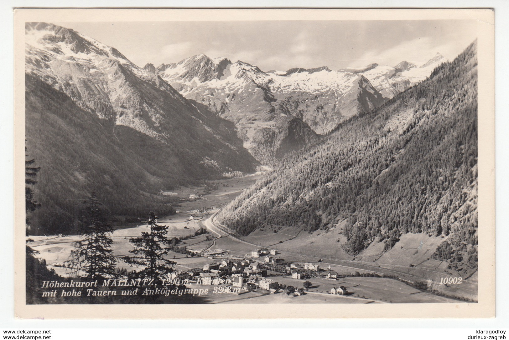 Mallnitz Old Postcard Travelled 1954 B170915 - Mallnitz