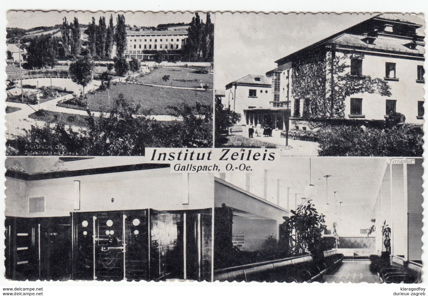 Institut Zeileis, Gallspach Old Postcard Travelled 1960 B170915 - Gallspach