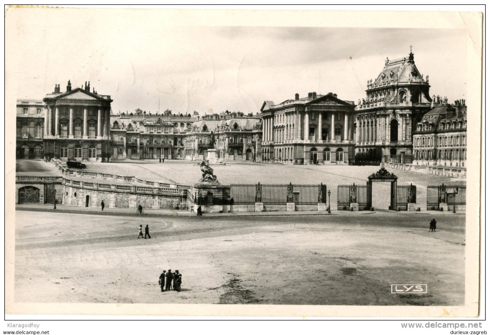 Versailles Old Postcard Travelled 1955 Bb151013 - Ile-de-France