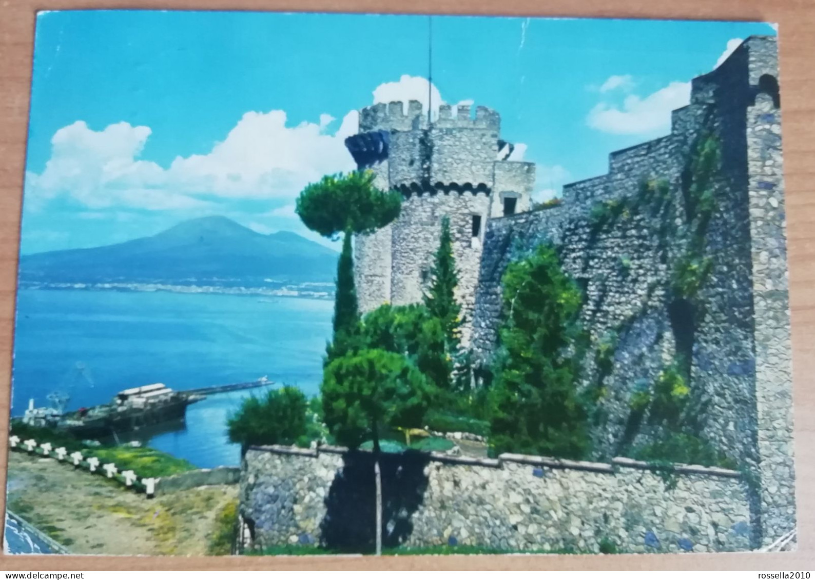 CARTOLINA 1966 ITALIA NAPOLI CASTELLAMMARE DI STABIA CASTELLO Italy Postcard ITALIEN Ansichtskarten Carte Postale - Castellammare Di Stabia