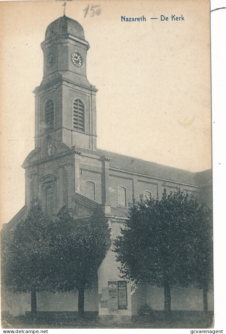 NAZARETH    DE KERK      2 SCANS - Nazareth