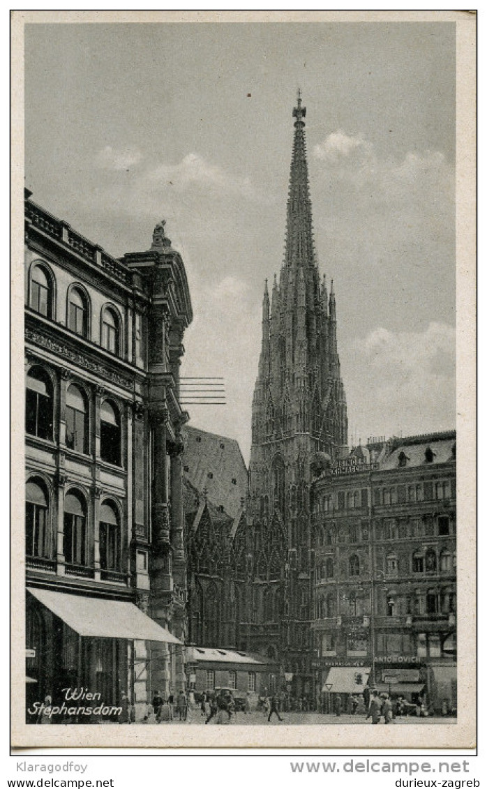 Wien - Stephansdom (Grossvertrieb Medinger &Co, Wien) Old Postcard Not Travelled Bb151006 - Stephansplatz