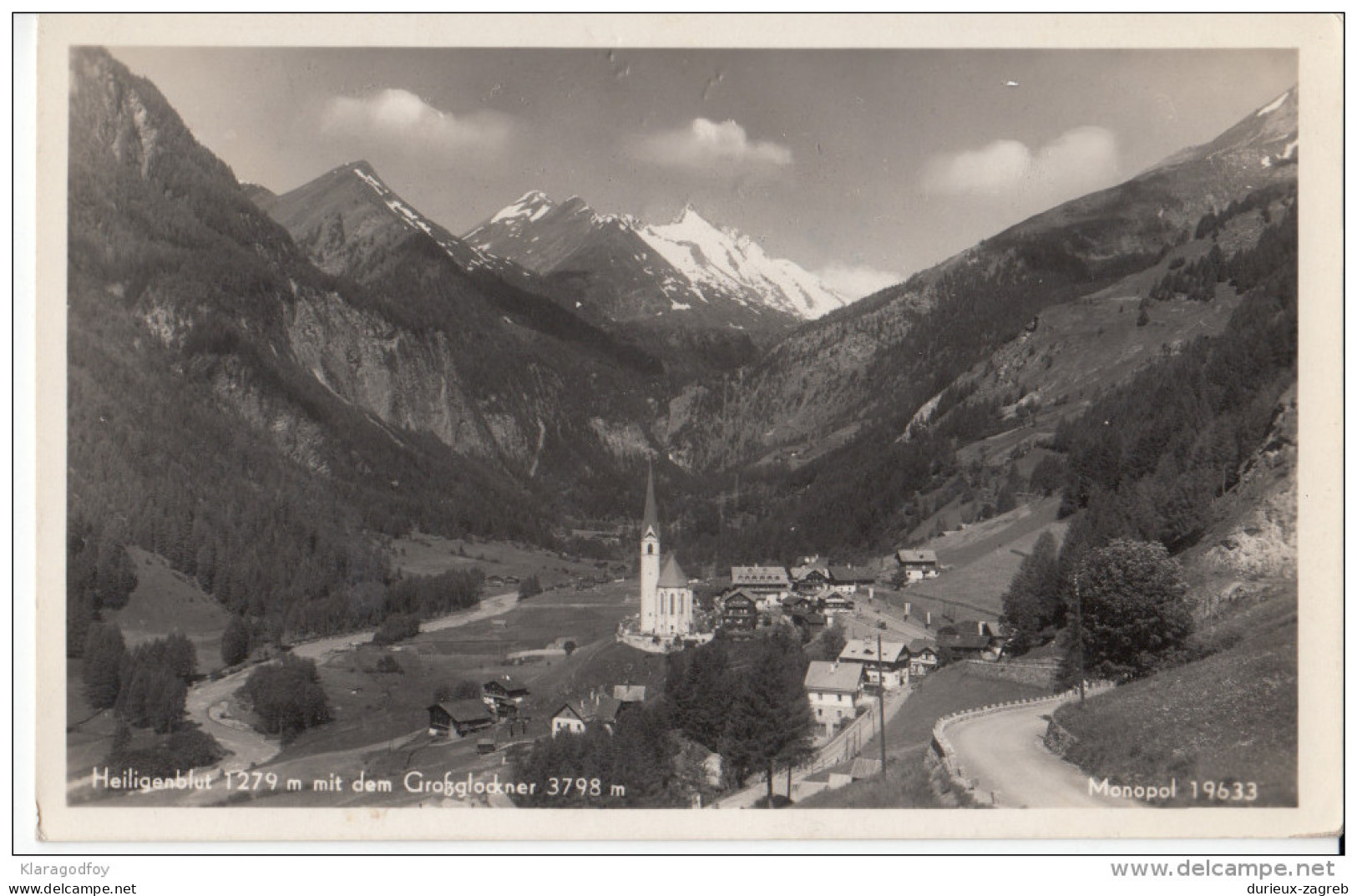 Heiligenblut Old Postcard Travelled 19?? Bb160329 - Heiligenblut