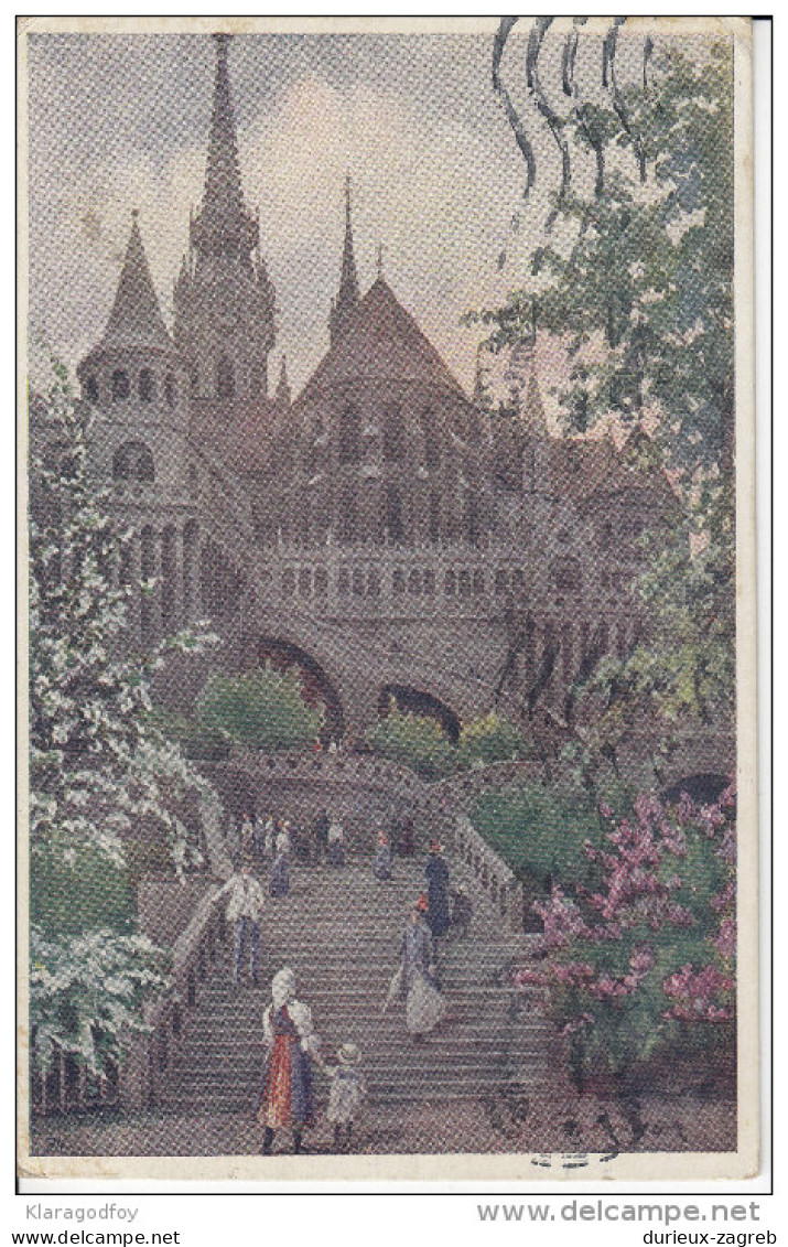 Budapest Old Postcard Travelled 1917 Bb160215 - Groenland