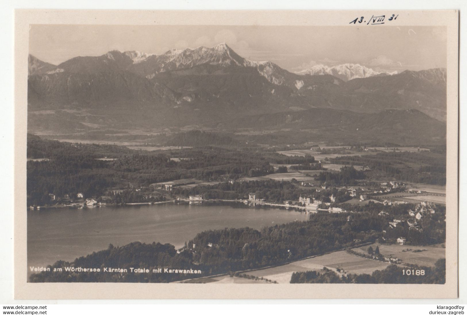 Pörtschach Am Wörthersee Old Postcard Unused B201101 - Maria Wörth