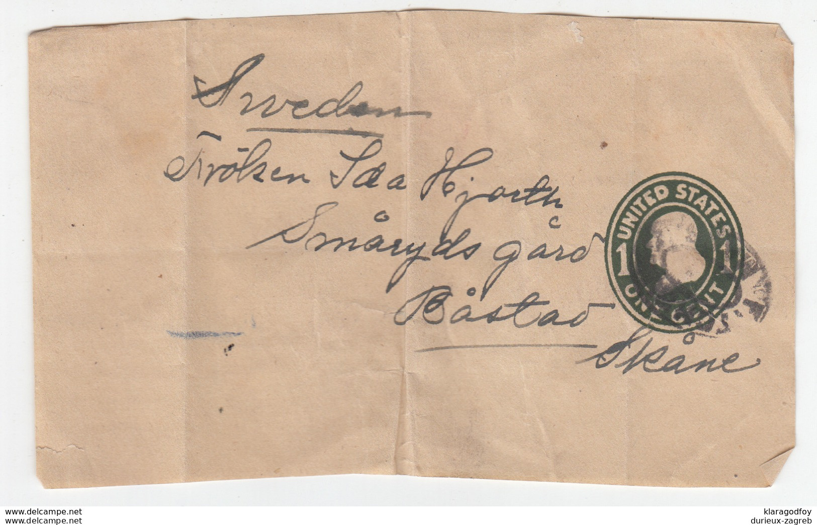 US, Postal Stationery Cut-out B200601 - ...-1900
