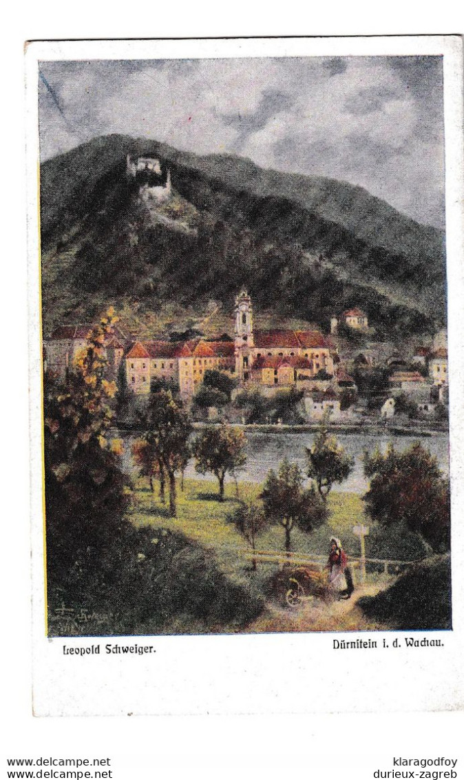 Dürnstein In Der Wachau, Leopold Schweiger Old Postcard Unused B210310 - Drosendorf-Zissersdorf