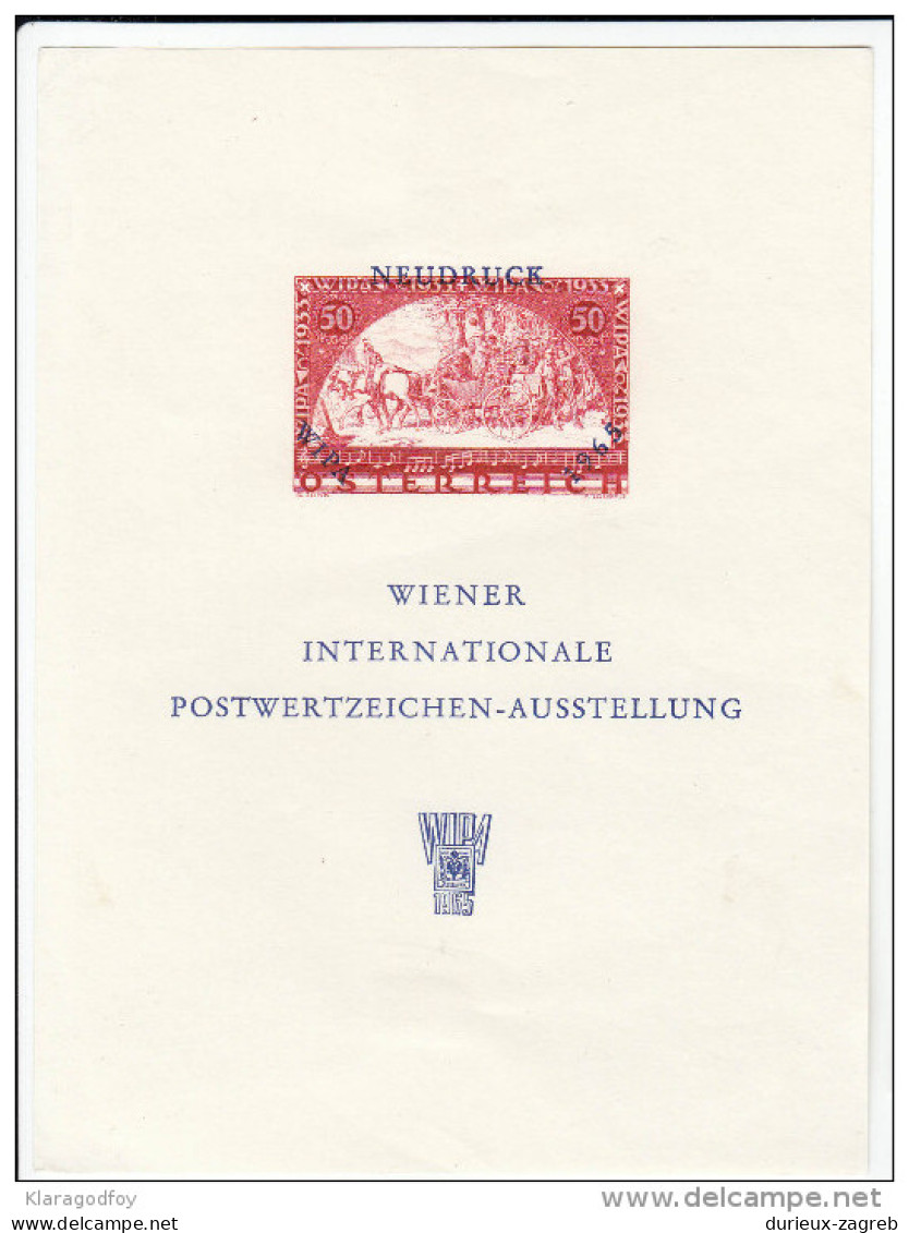 WIPA Block 1965 Neudruck Bb151228 - Proeven & Herdruk