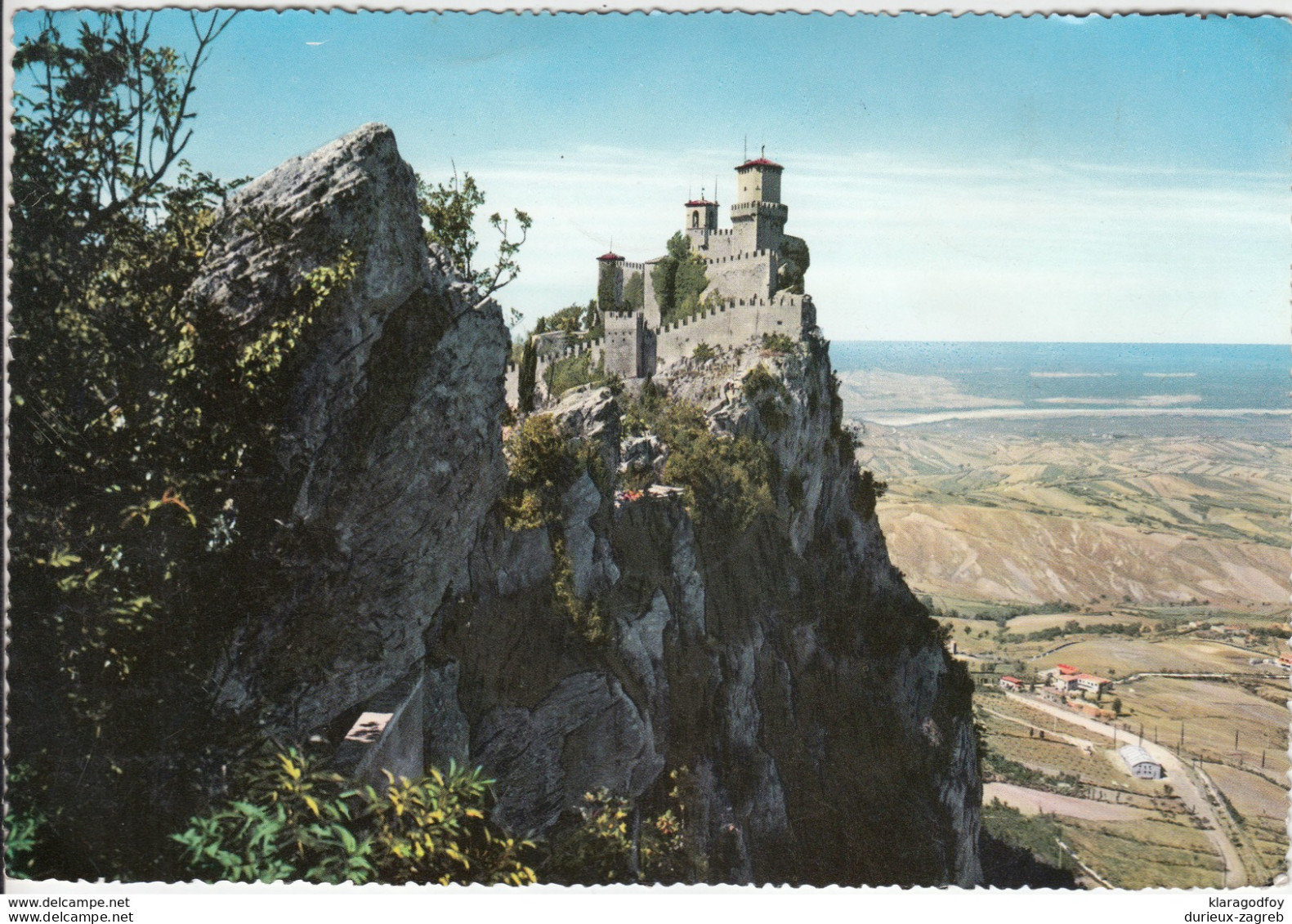 San Marino Multi Franked Postcard B170605 - Lettres & Documents