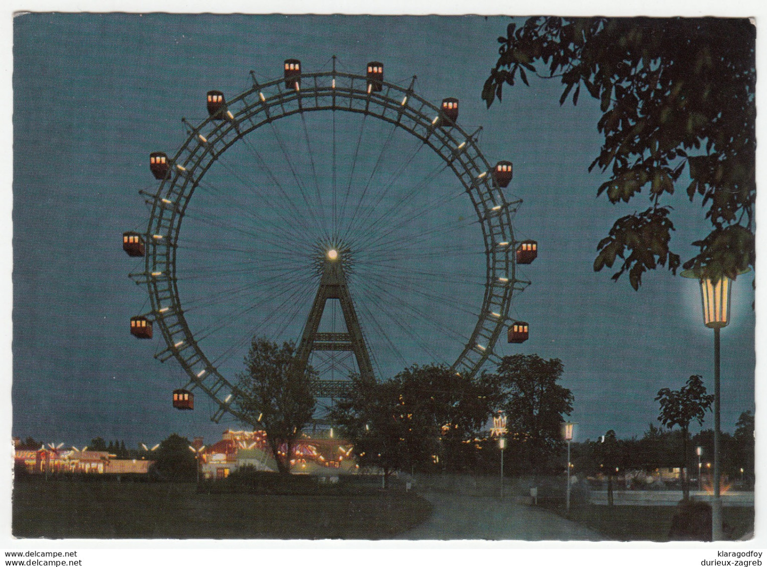 Prater Big Wheel Postcard Unused B170525 - Prater