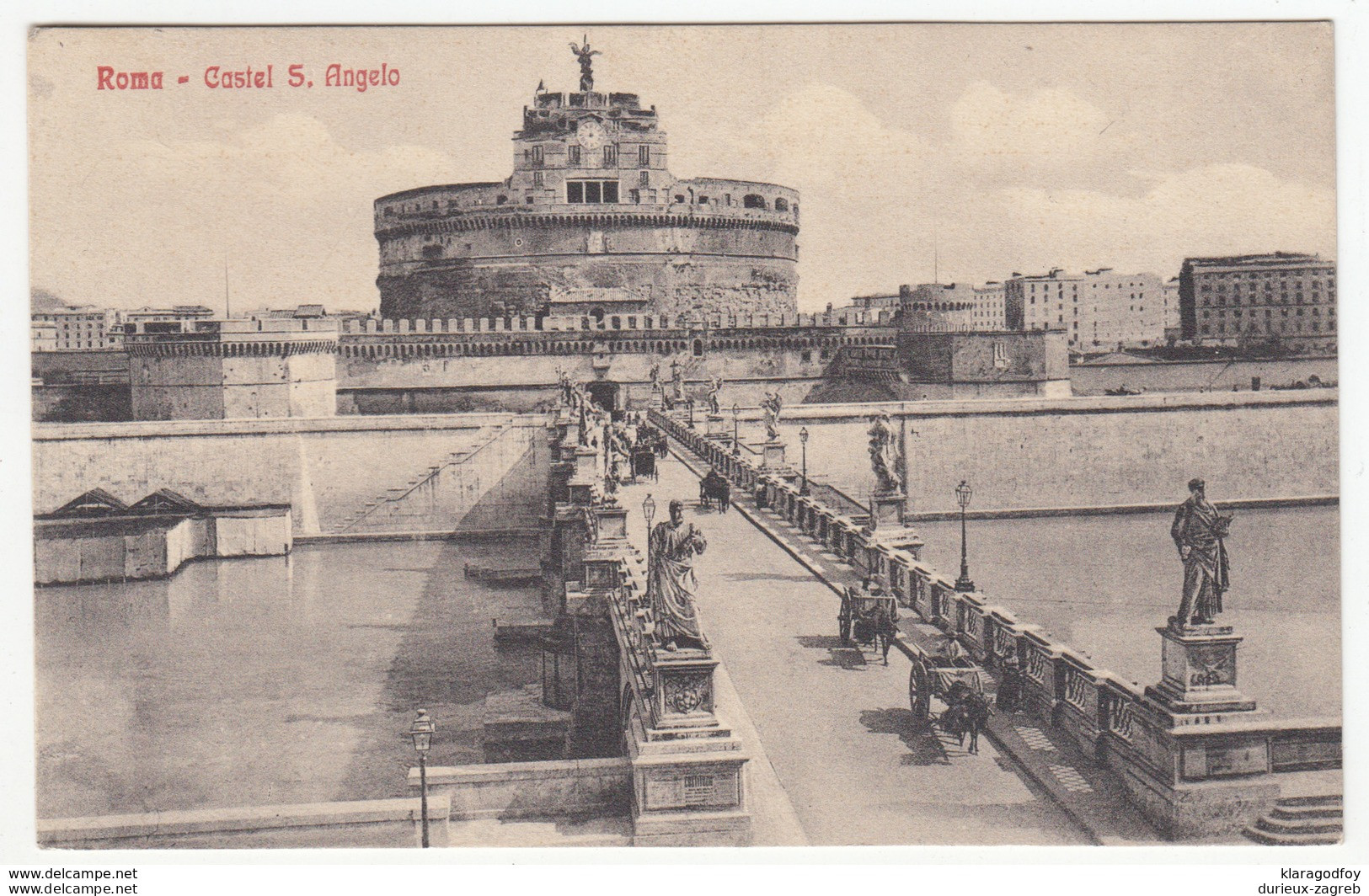 Castel Sant'Angelo Postcard Unused B170525 - Castel Sant'Angelo