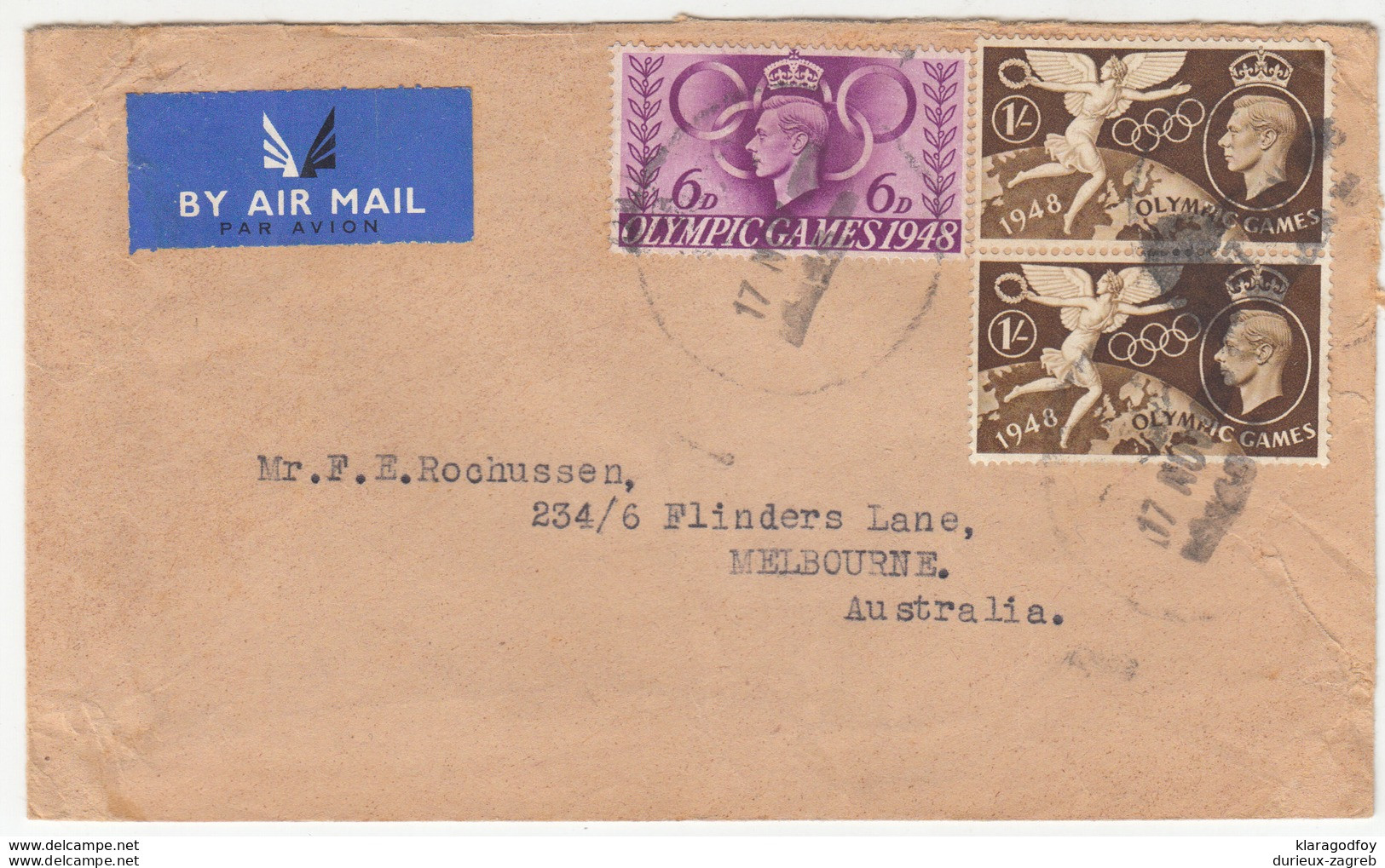 Great Britain, Letter Cover Travelled B180830 - Verano 1948: Londres