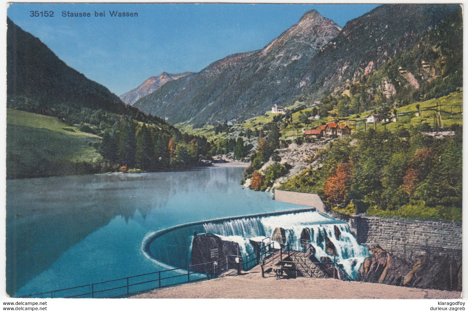 Stausee Bei Wassen Old Postcard Unused B180410 - Wassen