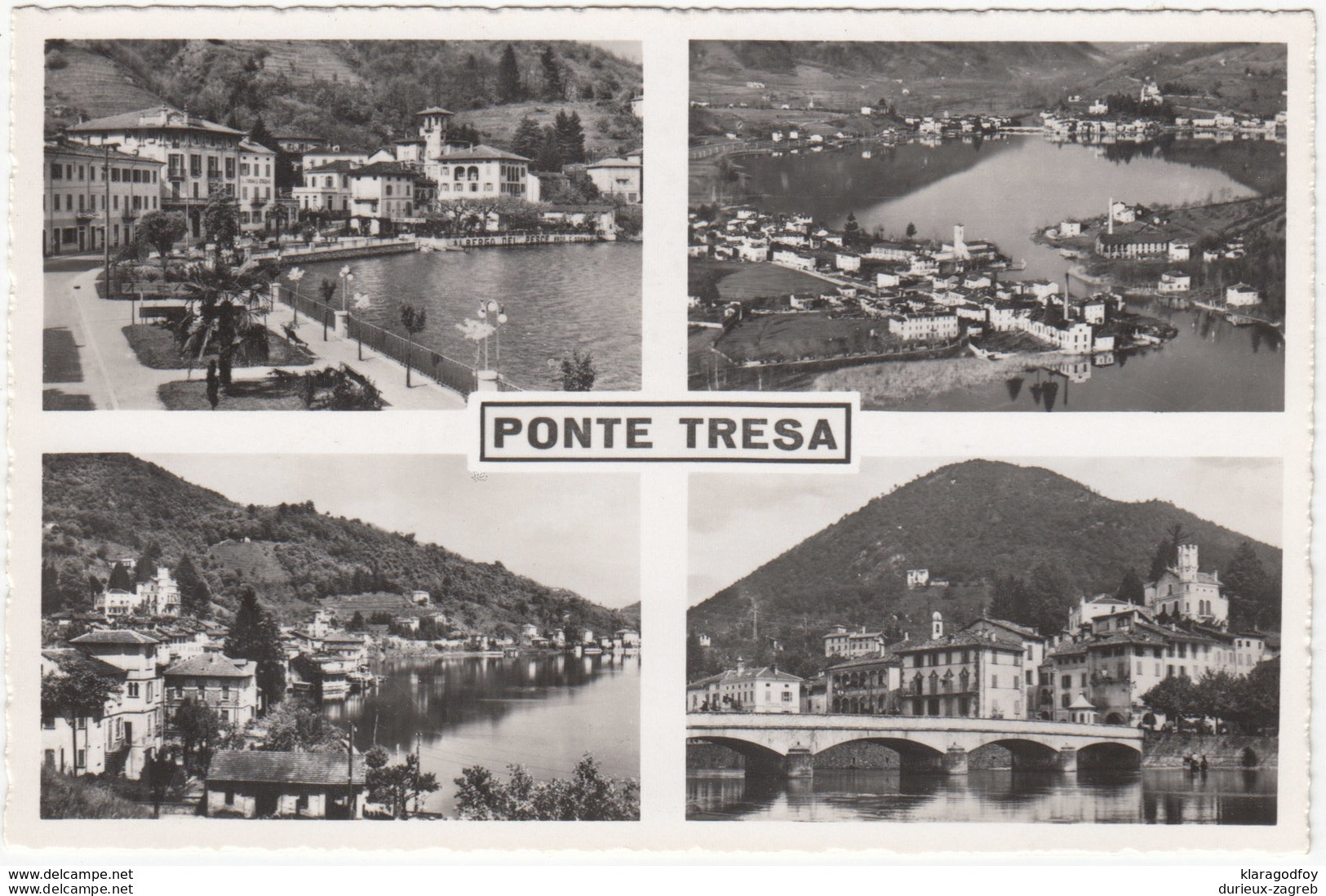 Ponte Tresa Old Postcard Unused B180410 - Tresa