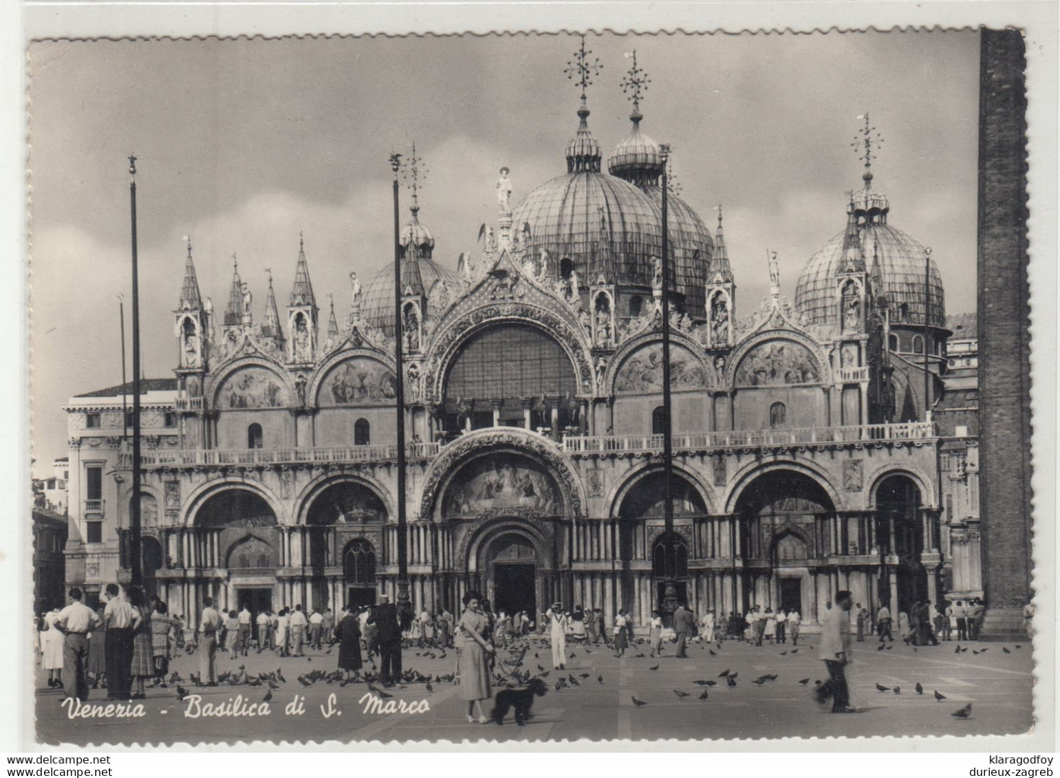 Yugoslavia Taxed Postcard Posted 1958 Italy Venice To Subotica - Postage Due B210112 - Timbres-taxe