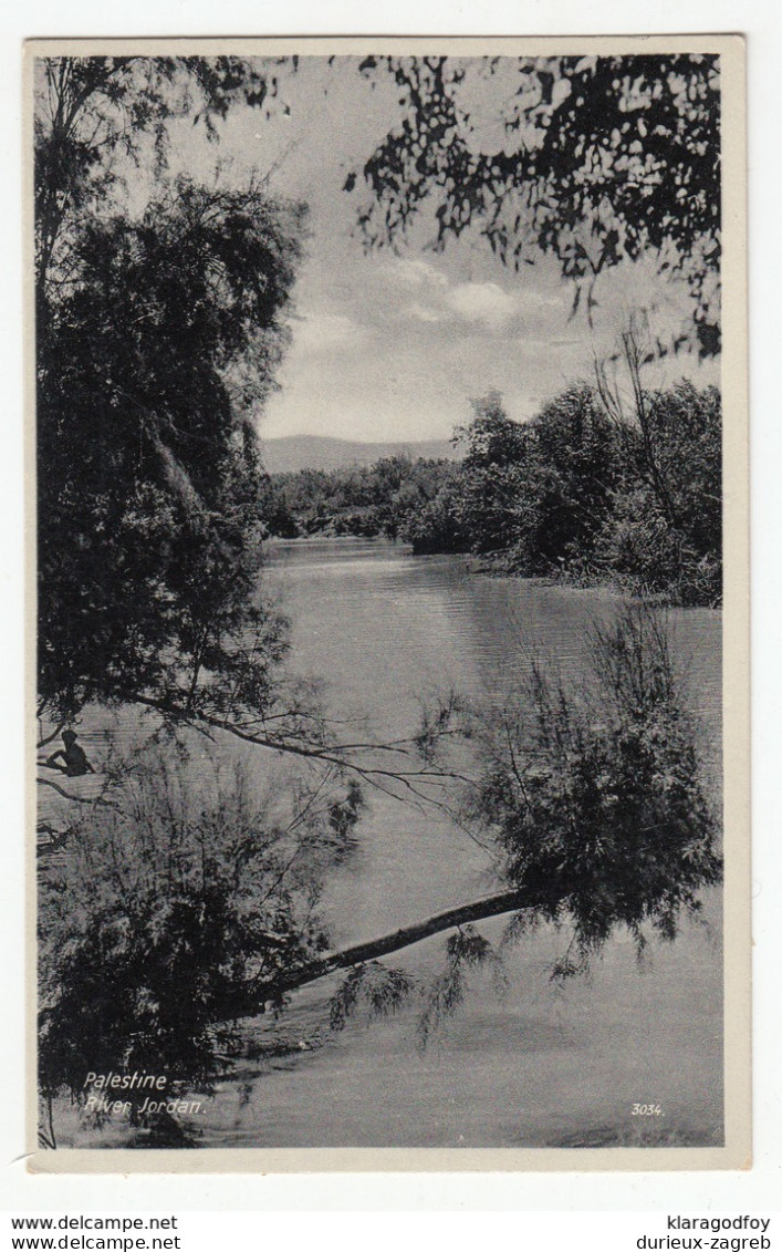 Palestine River Jordan Old Unused Postcard (Lehnert & Landrock Succ., Cairo) B190601 - Jordanie