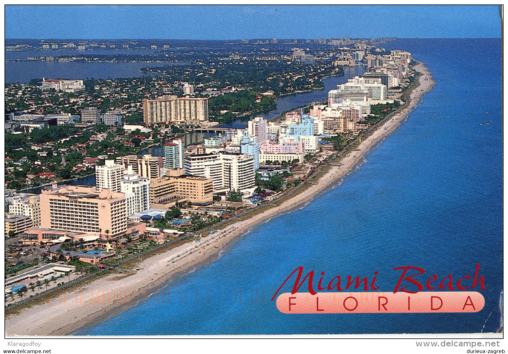 Miami Beach, Old Postcard Travelled Bb 150929 - Miami Beach