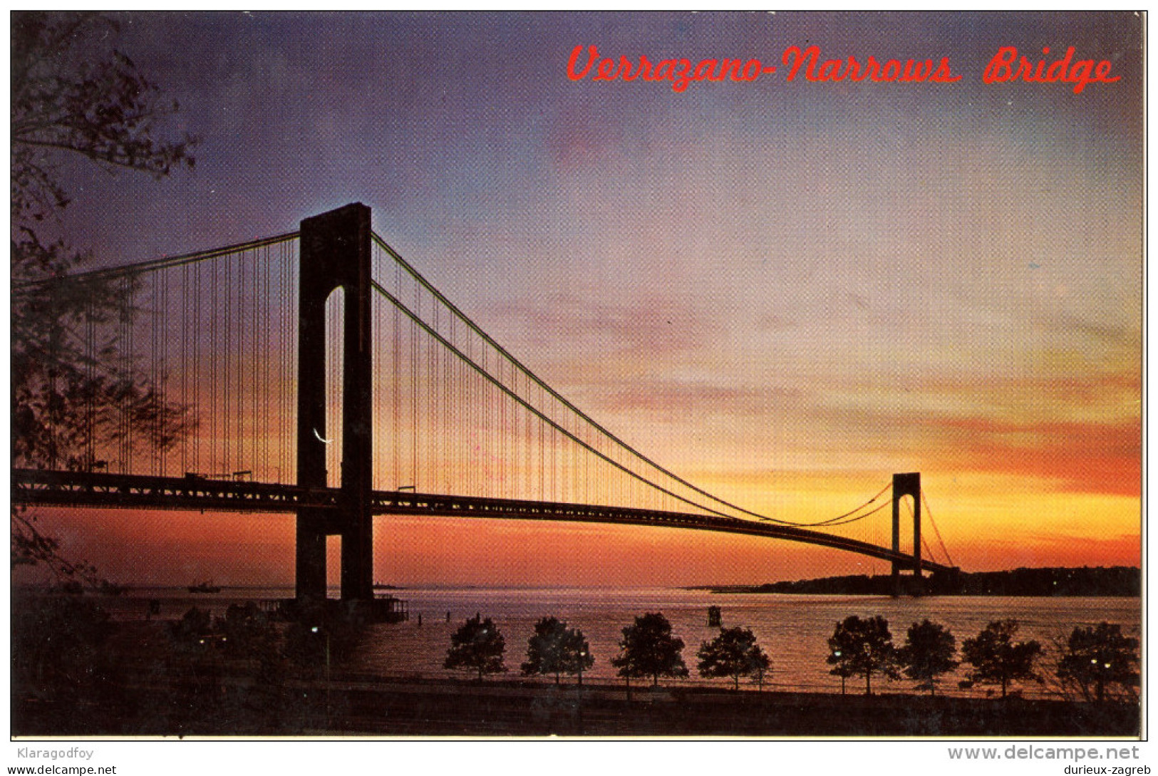 Verrazano-narrows Bridge, Old Postcard Not Travelled Bb 150929 - Brooklyn