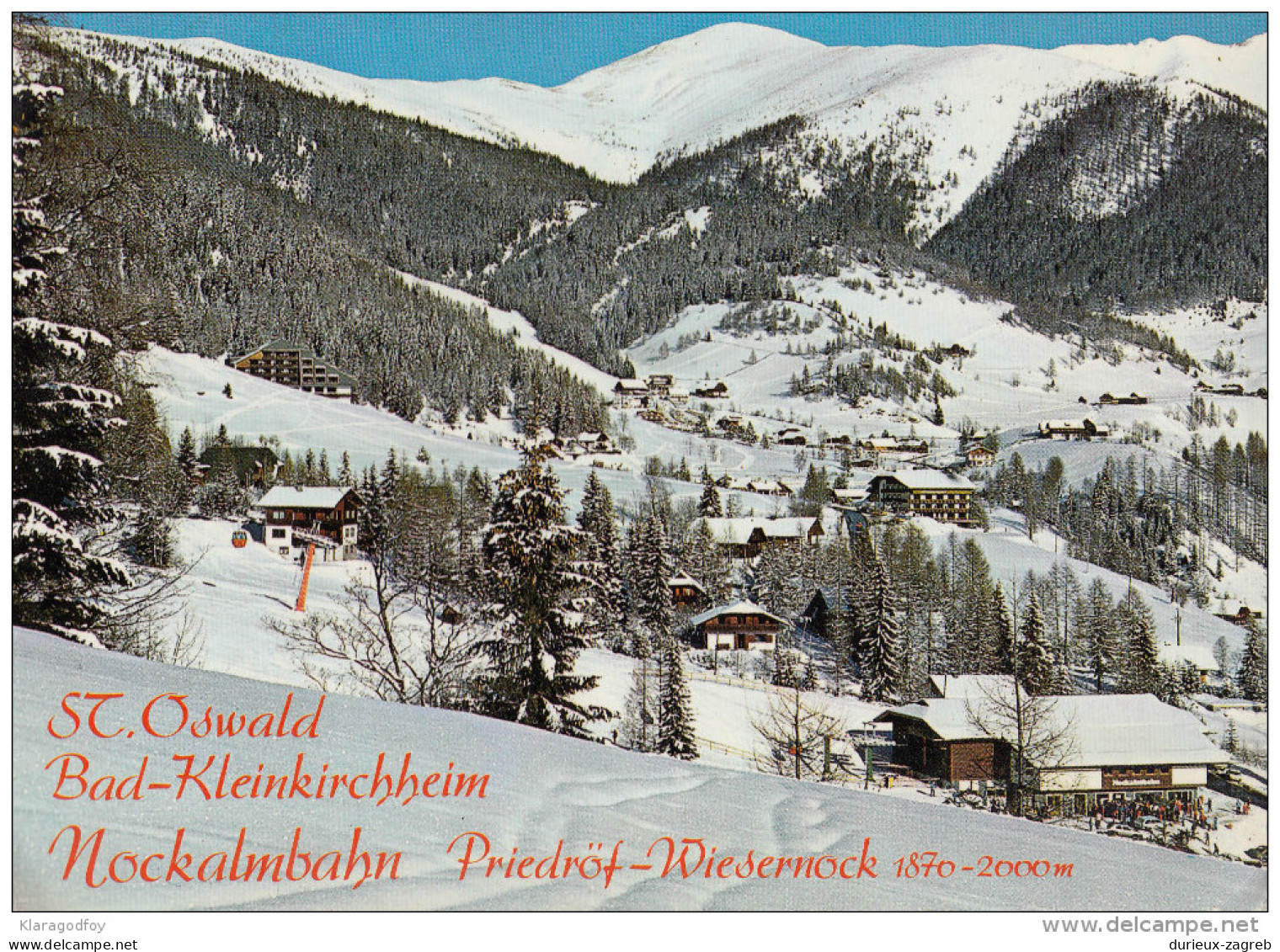 St. Oswald Old Postcard Travelled 1982 Bb160202 - Melk