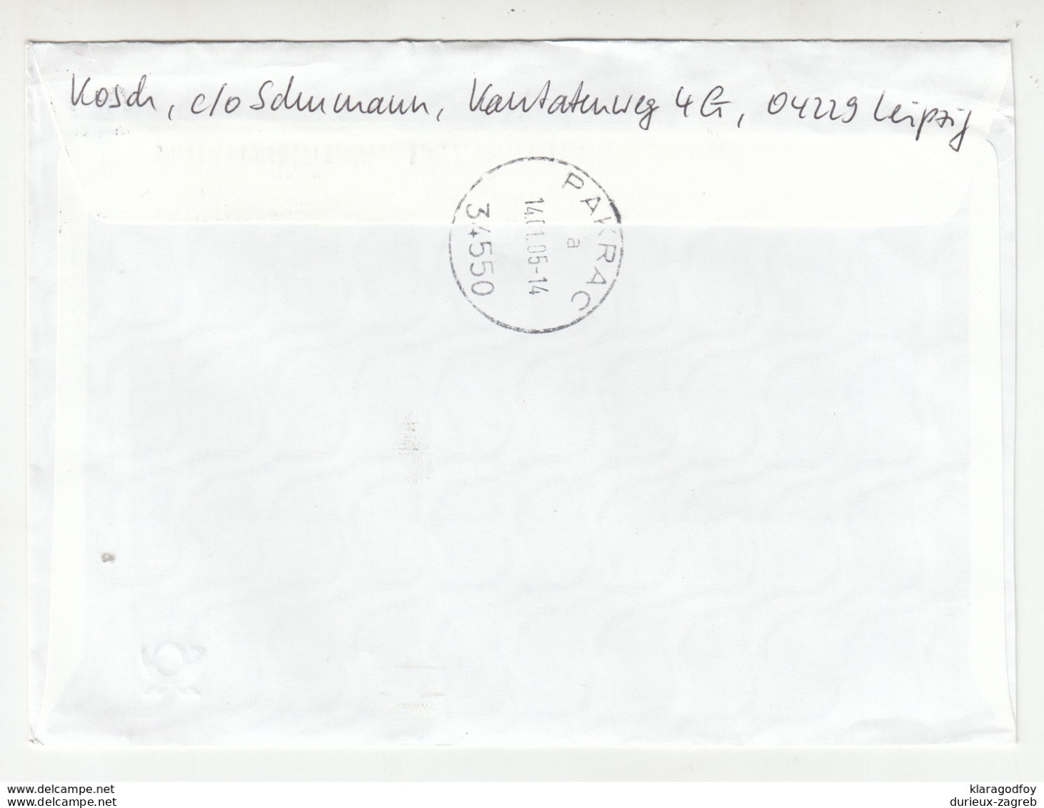 Nationalpark Hocharz Illustrated Postal Stationery Letter Cover Posted 2005 To Pakrac Bb200101 - Covers - Used