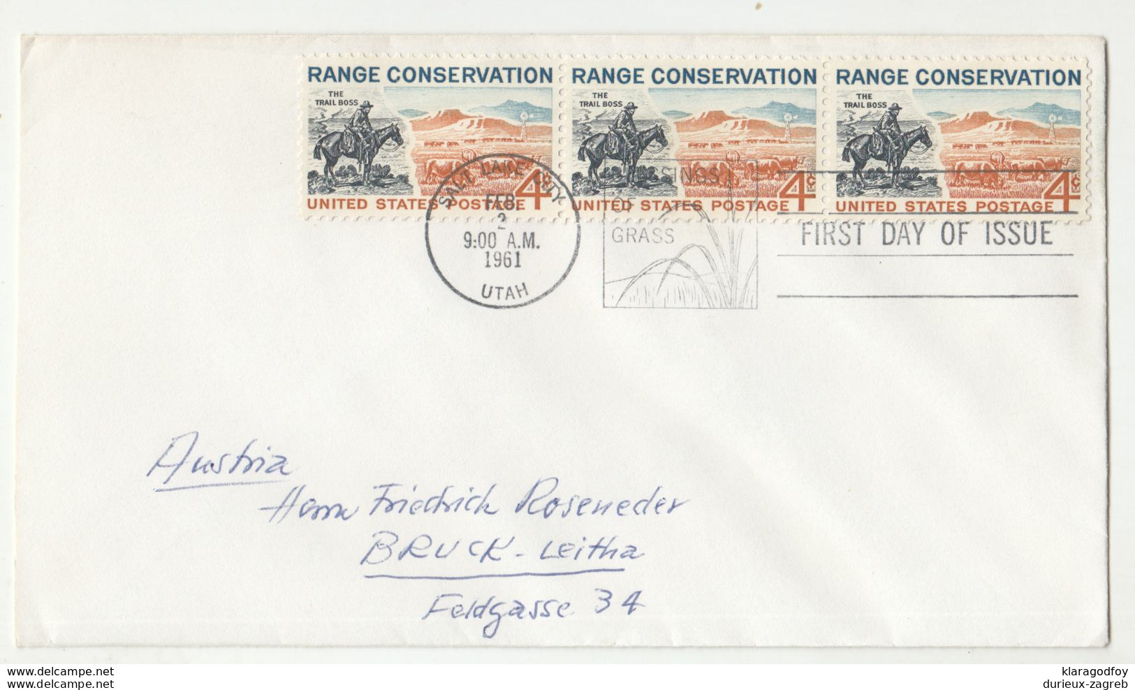 Range Conservation FDC 1961 B200901 - 1961-1970