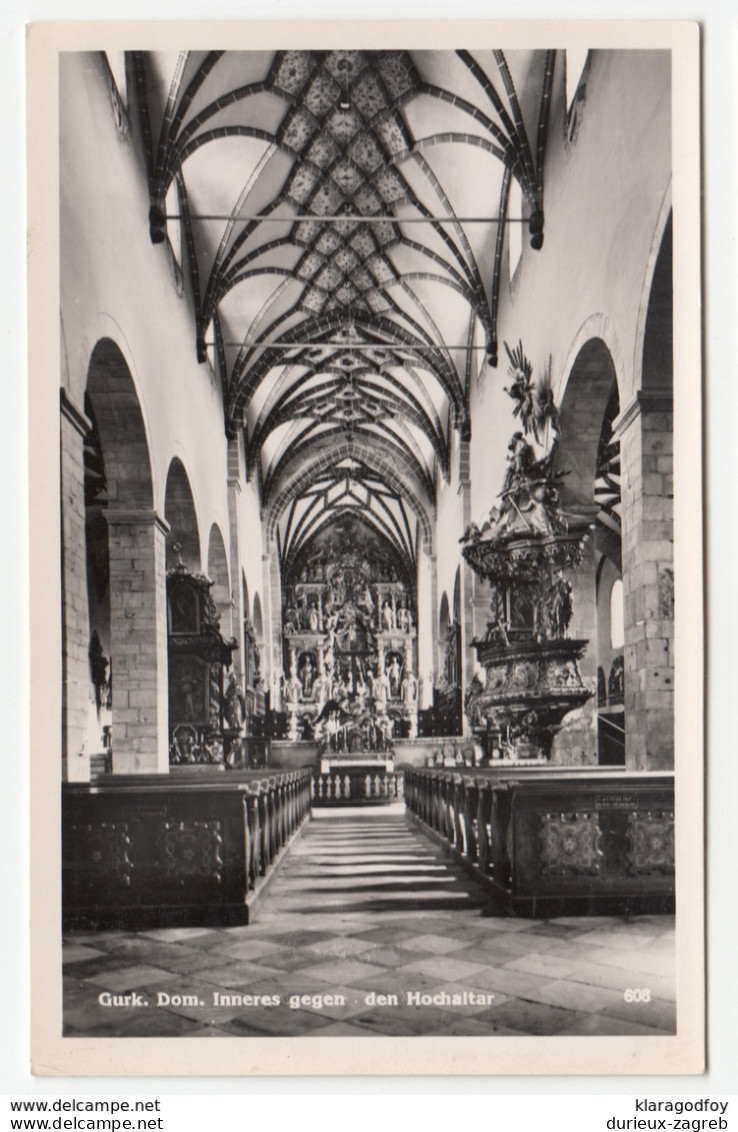Gurk Cathedral Old Postcard Unused B181001 - Gurk
