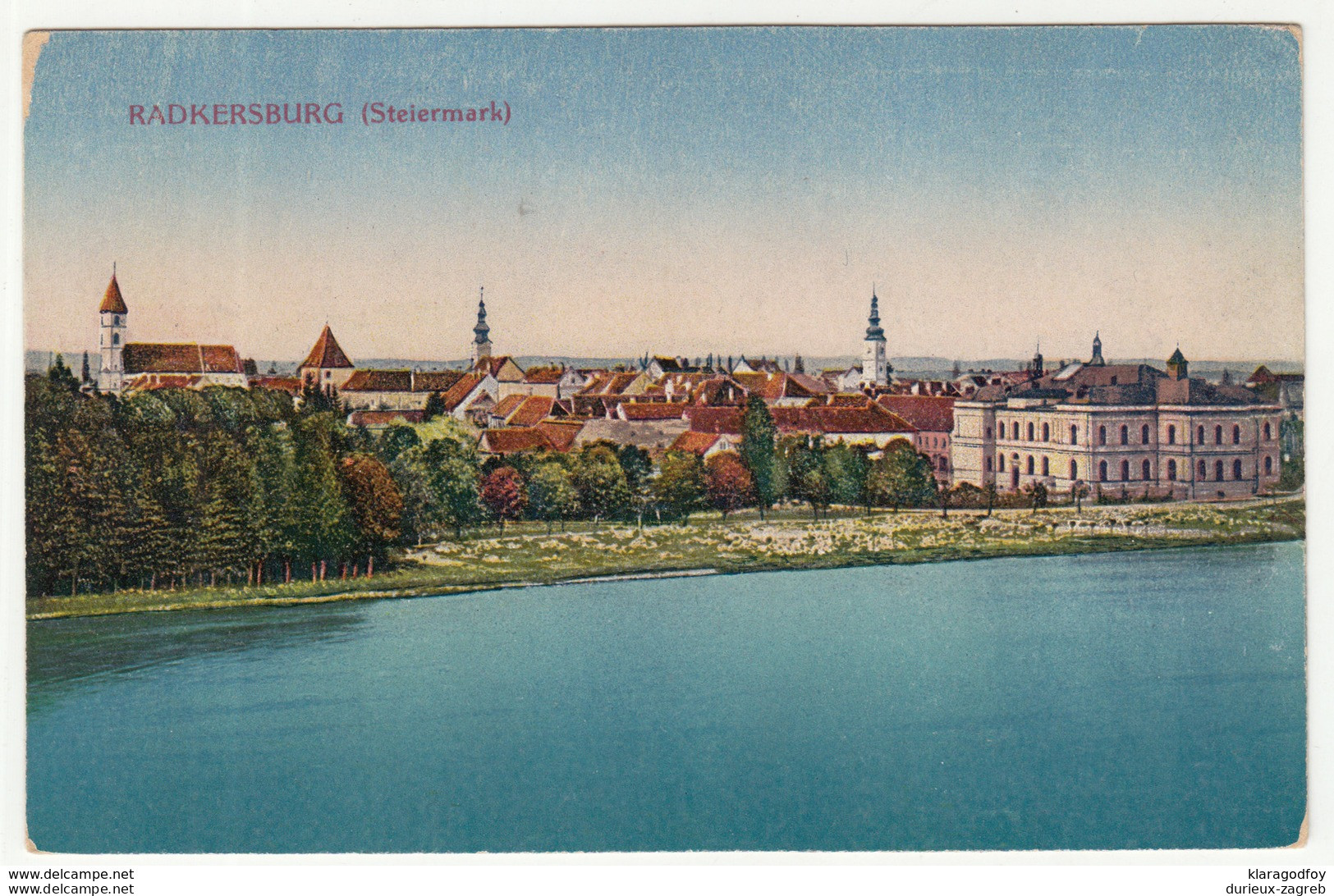 Radkersburg Old Postcard Not Travelled (written On The Back 1918) B171102 - Bad Radkersburg