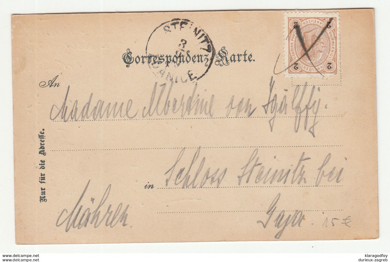 Weissefelser See Old Postcard Travelled 190? To Steinitz B171102 - Weissensee