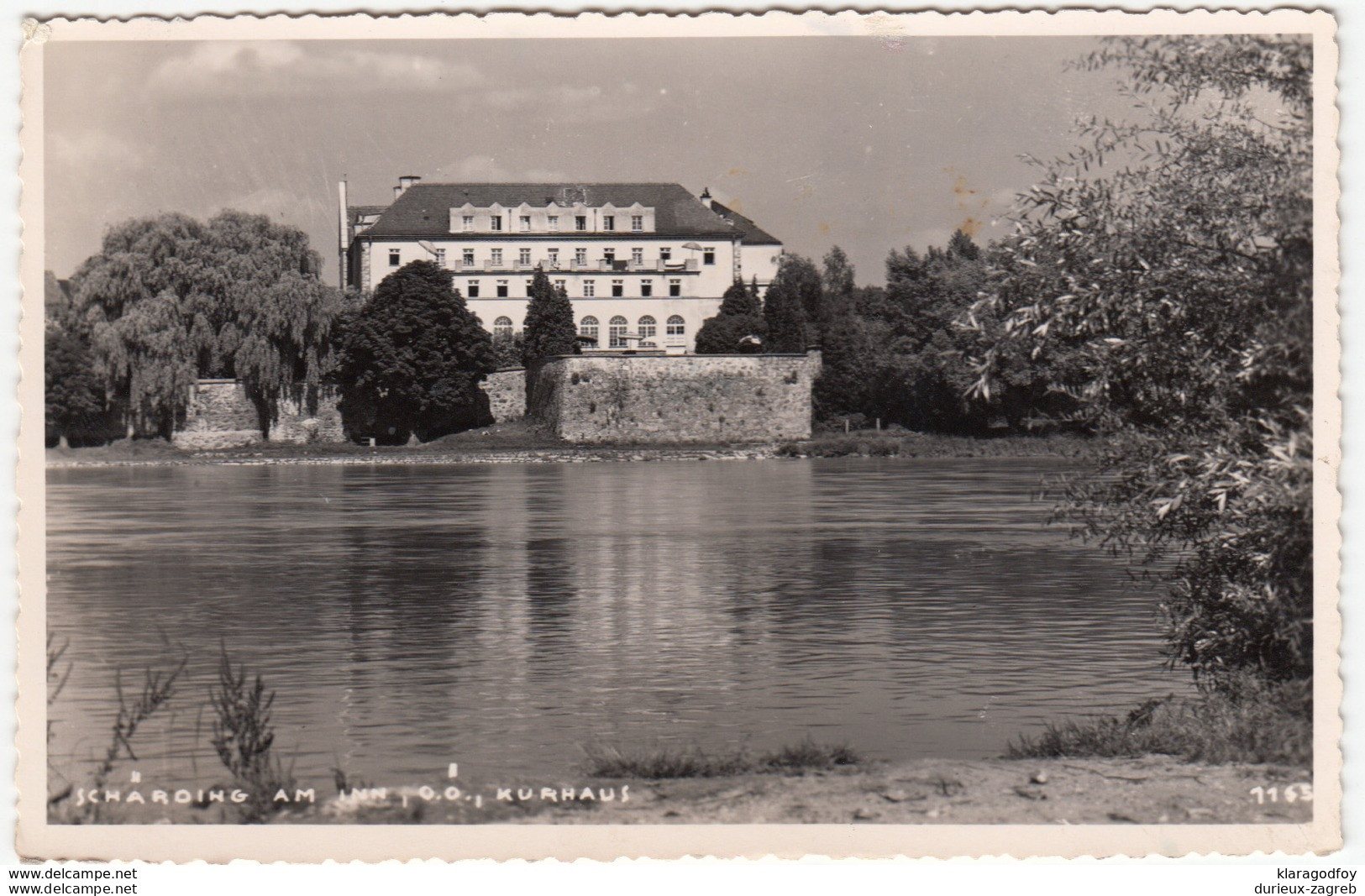 Schärding Am Inn, Kurhaus Old Postcard Travelled 1955 B170815 - Schärding