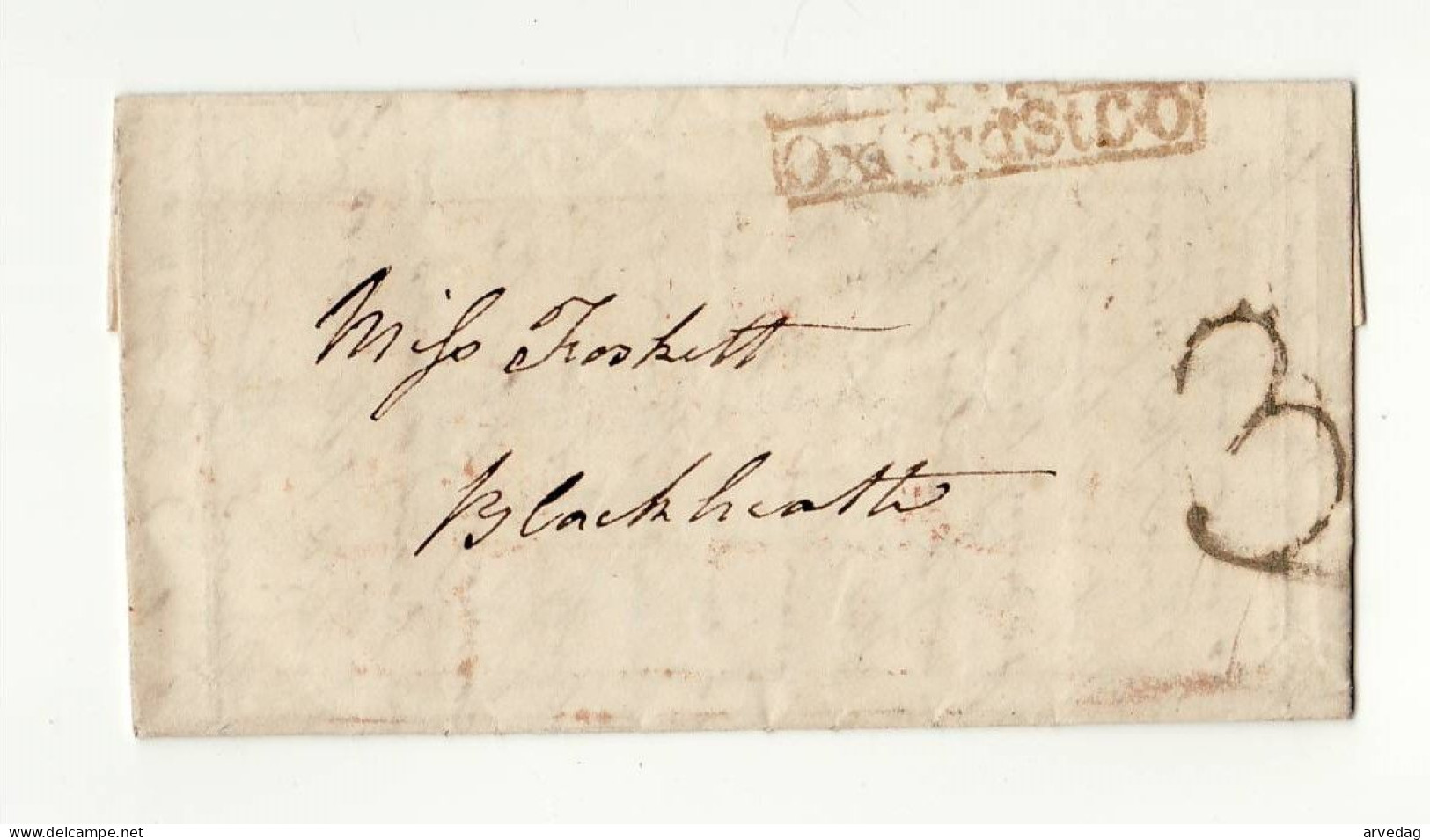 18034 DUBLIN 1830 WITH TEXT - Prephilately