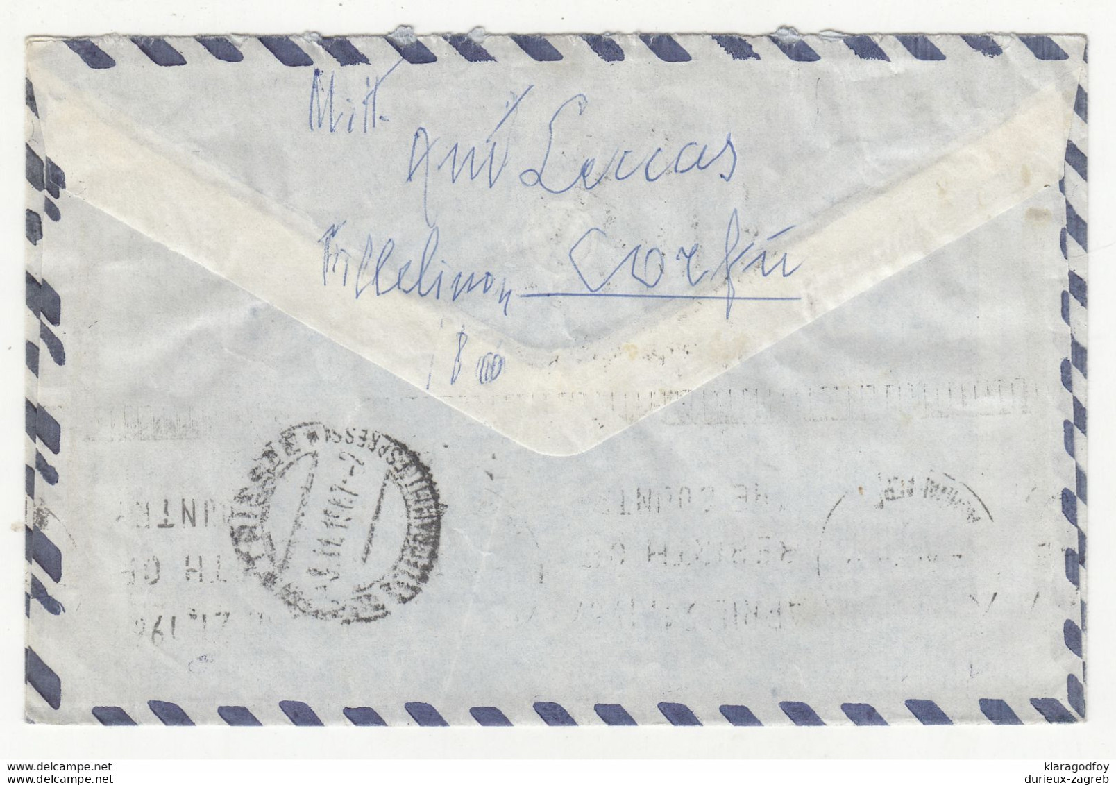 Greece Letter Cover Expres Posted 1967 B210901 - Covers & Documents