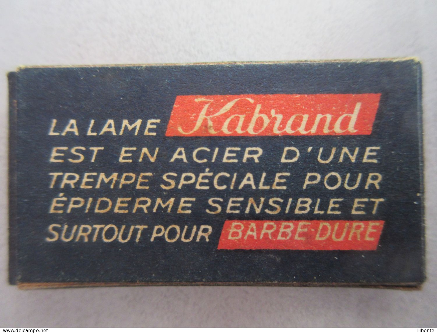 Boite Complète De 5 Lames De Rasoir KABRAND - Complet Box Of 5 Rasor Blades - Hojas De Afeitar