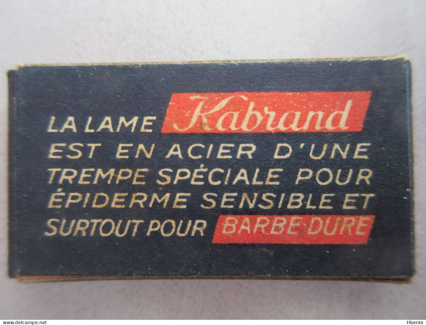 Boite Complète De 5 Lames De Rasoir KABRAND - Complet Box Of 5 Rasor Blades - Lamette Da Barba