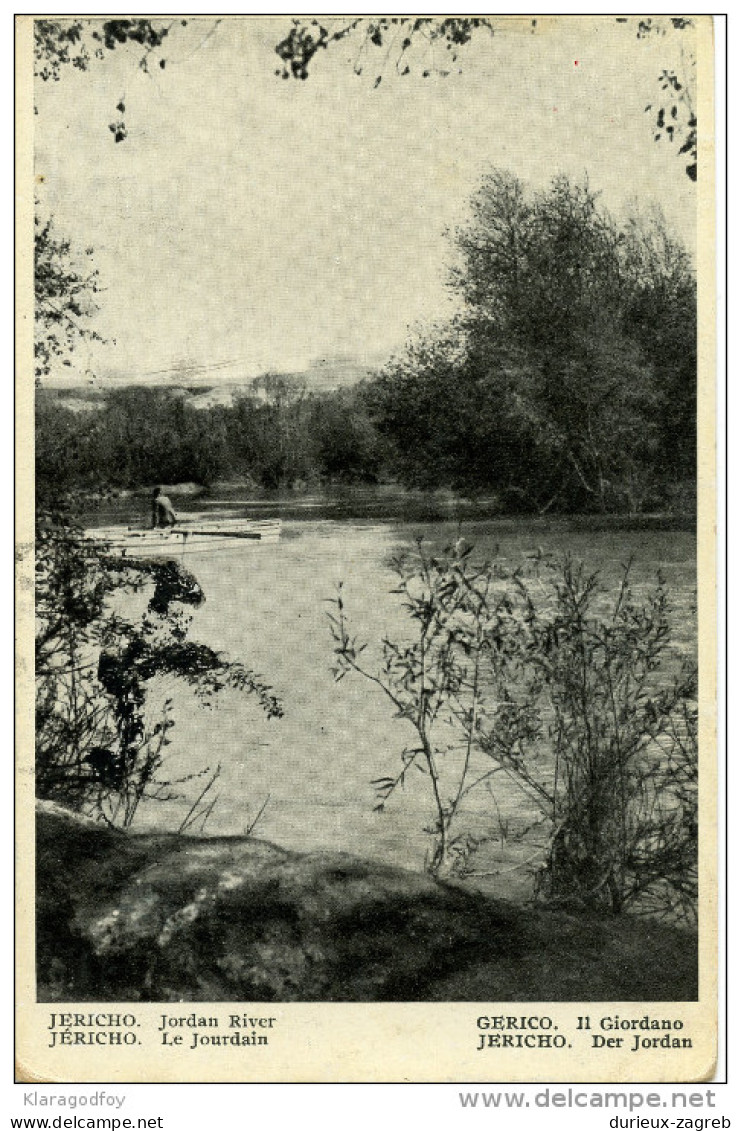 Jericho - Jordan River (A.Attallah Freres, Jerusalem) Old Postcard Not Travelled Bb151007 - Palestine