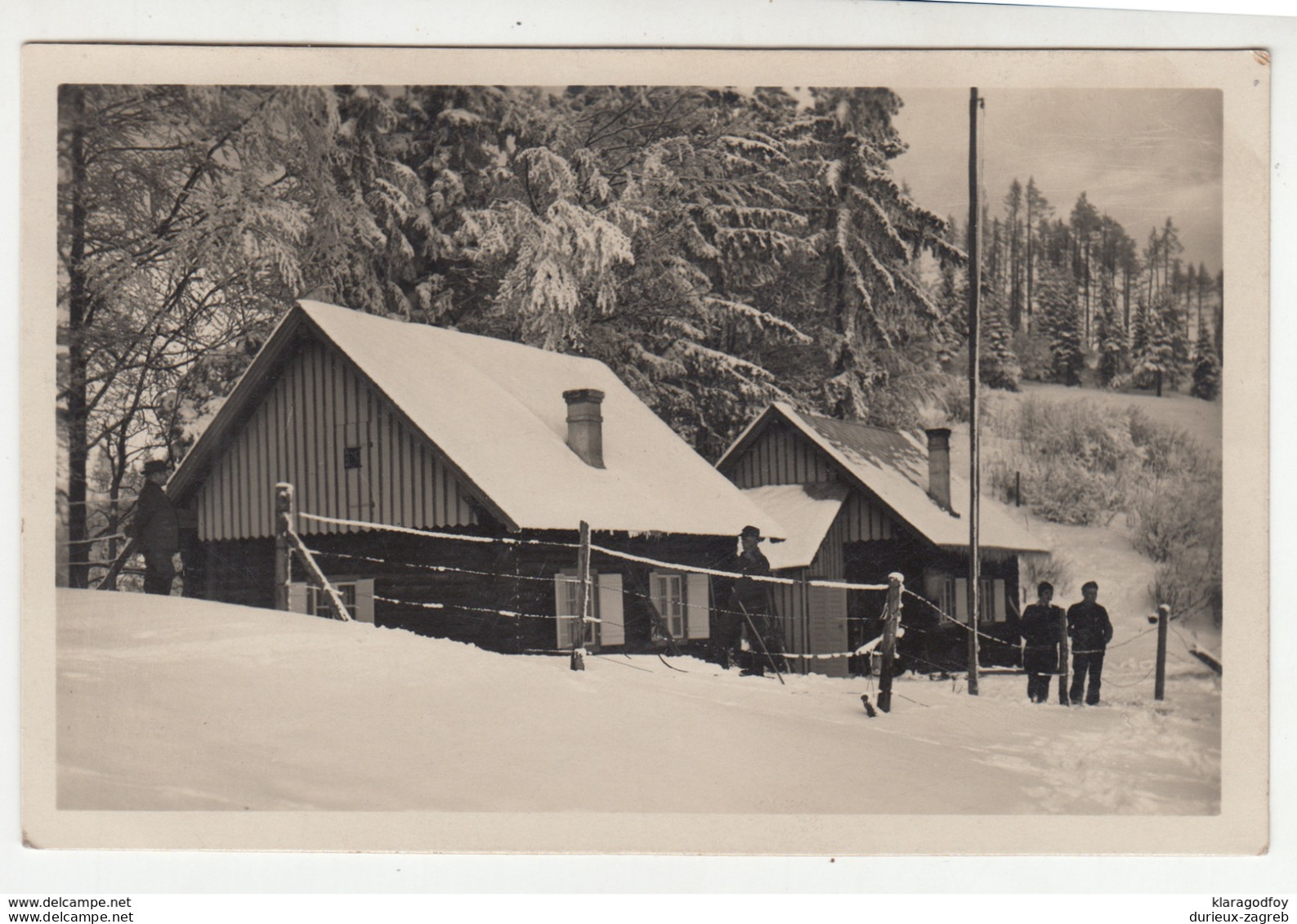 Naturfreunde-Hütte Am Eibel Old Postcard Posted 1931 B200415 - St. Pölten