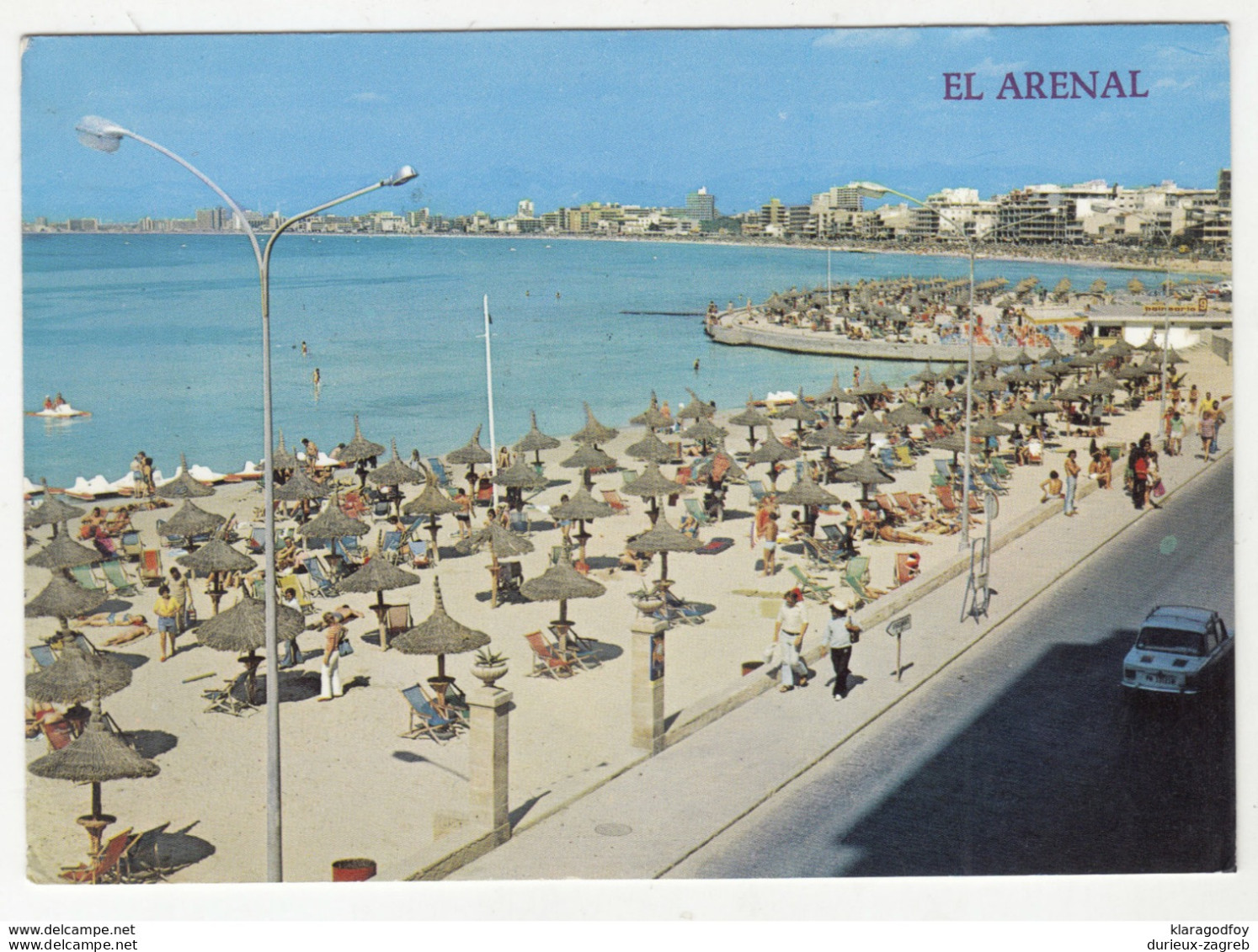 El Arenal Old Postcard Posted 1979 To Yugoslavia B191020 - Palma De Mallorca