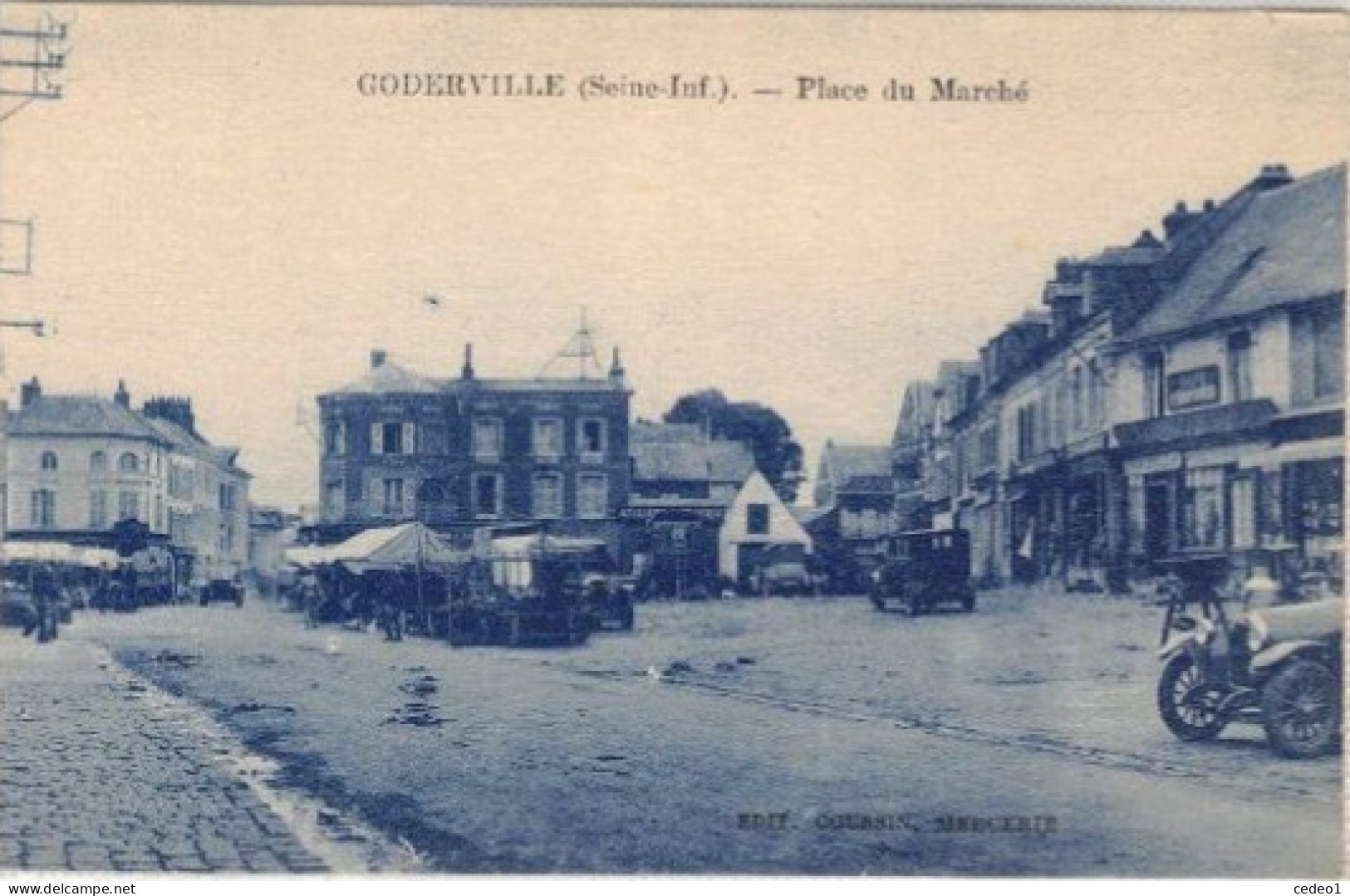 GODERVILLE  PLACE DU MARCHE - Goderville