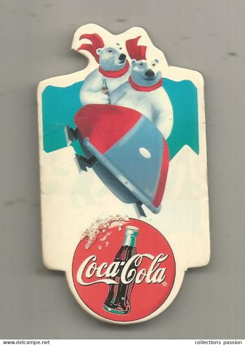 Magnet, COCA COLA, Sports D'hiver, Ours - Reclame