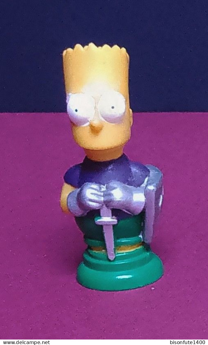 Lot De 4 Figurines Simson's En Plastic Dur : Hauteur Des Figurines : De 5,5 Cm à 9,00 Cm ( Voir Photos ). - Simpsons