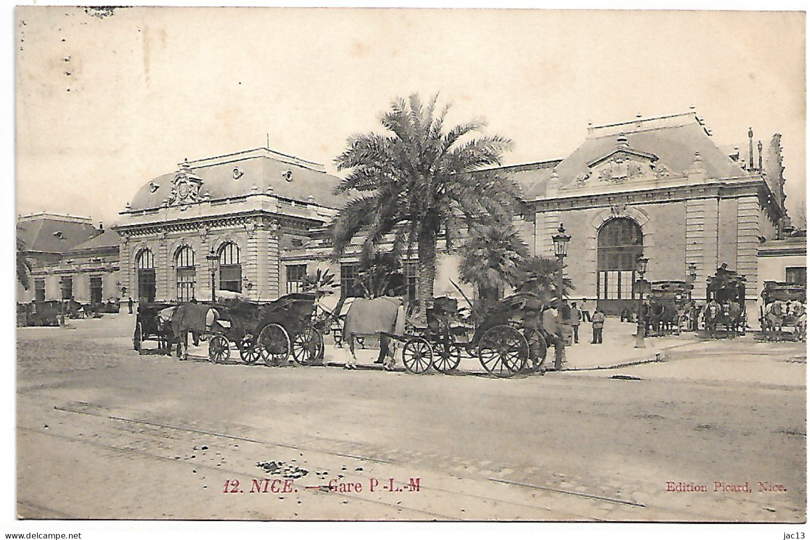 L200B918 - Nice - 12 Gare P.-L.-M. - Transport (rail) - Station