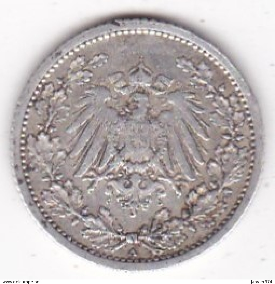 Empire. 1/2 Mark 1913 A Berlin , En Argent - 1/2 Mark