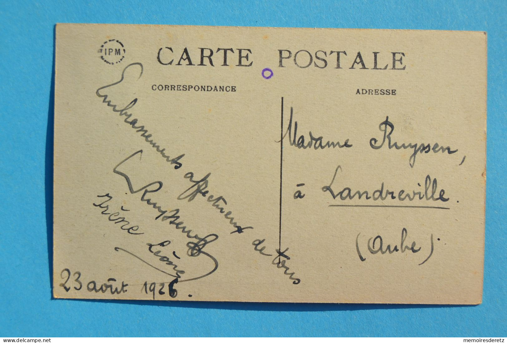 CPA Carte Postale - LA SUZE SArthe - Le Marché - Animée - 1923 - La Suze Sur Sarthe