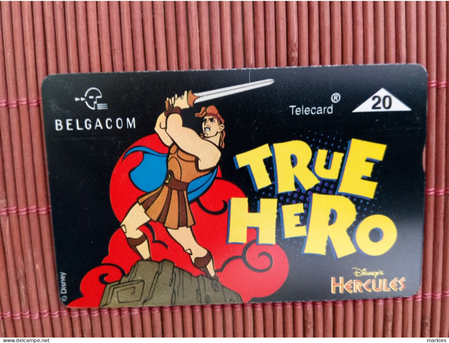 Disney Phonecard Hercules 709 F Used - Met Chip