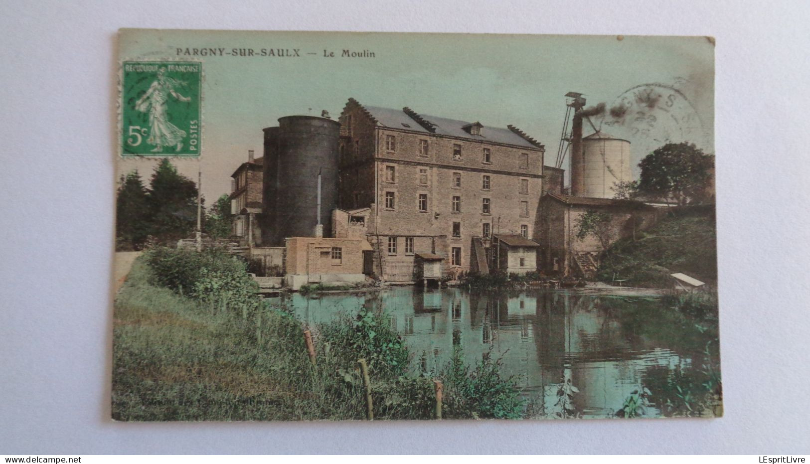 PARGNY SUR SAULX Le Moulin Colorisée Marne 51 France Carte Postale Post Card - Pargny Sur Saulx