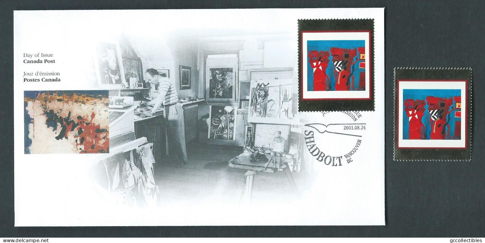 Canada # 1916 FDC + Single MNH - Masterpieces Of Canadian Art - 14 - 2001-2010