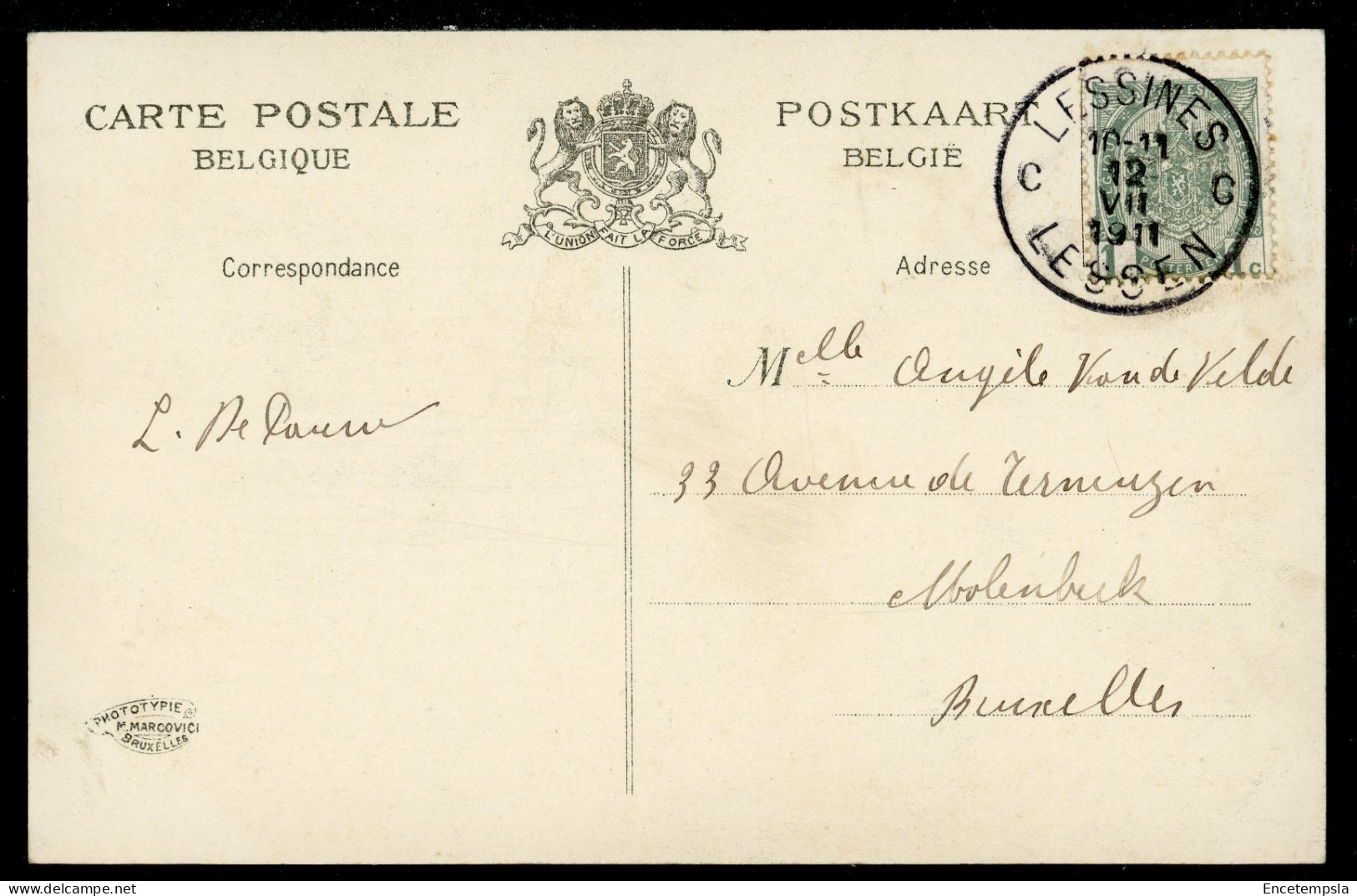 CPA - Carte Postale - Belgique - Lessines - La Carrière Tacquenier ( L'Escalier ) (CP23516OK) - Lessen